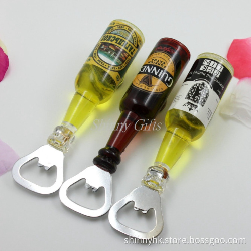 Shinny Gifts Promo Gifts Liquid Bottle Opener & Bridge Magnet Sticker